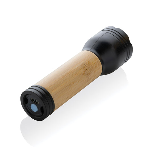 Lucid 3W RCS certified recycled plastic & bamboo torch - Custom Wood Designs