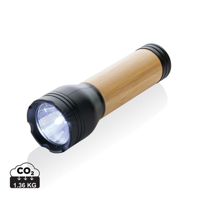 Lucid 3W RCS certified recycled plastic & bamboo torch - Custom Wood Designs
