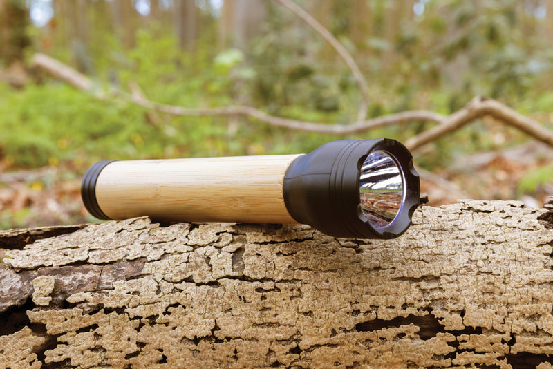 Load image into Gallery viewer, Lucid 5W RCS certified recycled plastic &amp; bamboo torch - Custom Wood Designs

