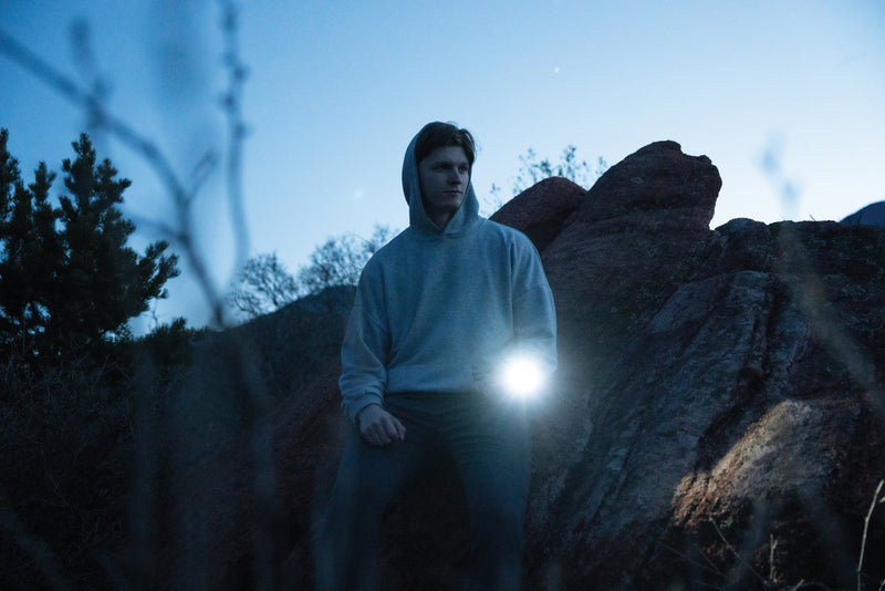 Load image into Gallery viewer, Lucid 5W RCS certified recycled plastic &amp; bamboo torch - Custom Wood Designs
