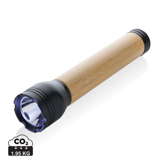 Lucid 5W RCS certified recycled plastic & bamboo torch - Custom Wood Designs