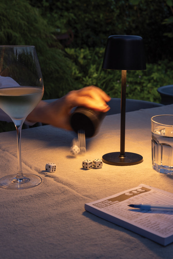 Load image into Gallery viewer, Zenic RCS recycled plastic USB re-chargable table lamp - Custom Wood Designs
