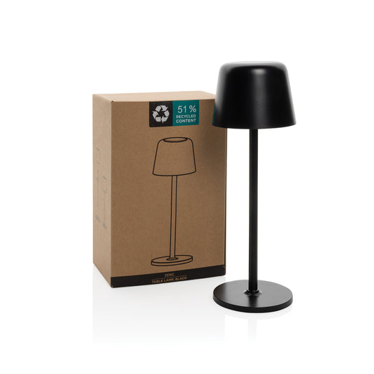 Zenic RCS recycled plastic USB re-chargable table lamp - Custom Wood Designs