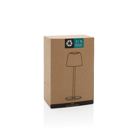 Zenic RCS recycled plastic USB re-chargable table lamp - Custom Wood Designs