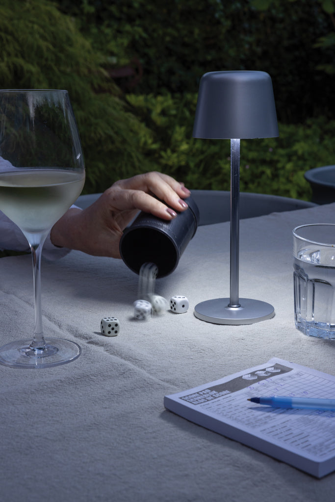 Load image into Gallery viewer, Zenic RCS recycled plastic USB re-chargable table lamp - Custom Wood Designs
