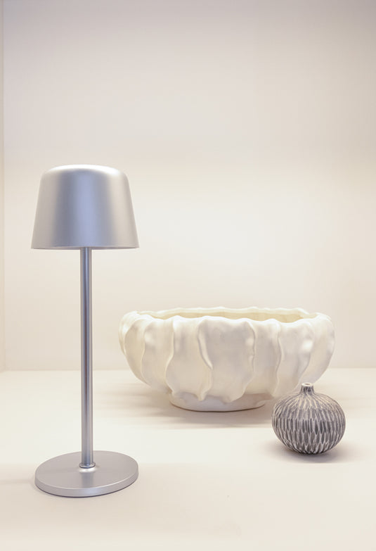 Zenic RCS recycled plastic USB re-chargable table lamp - Custom Wood Designs