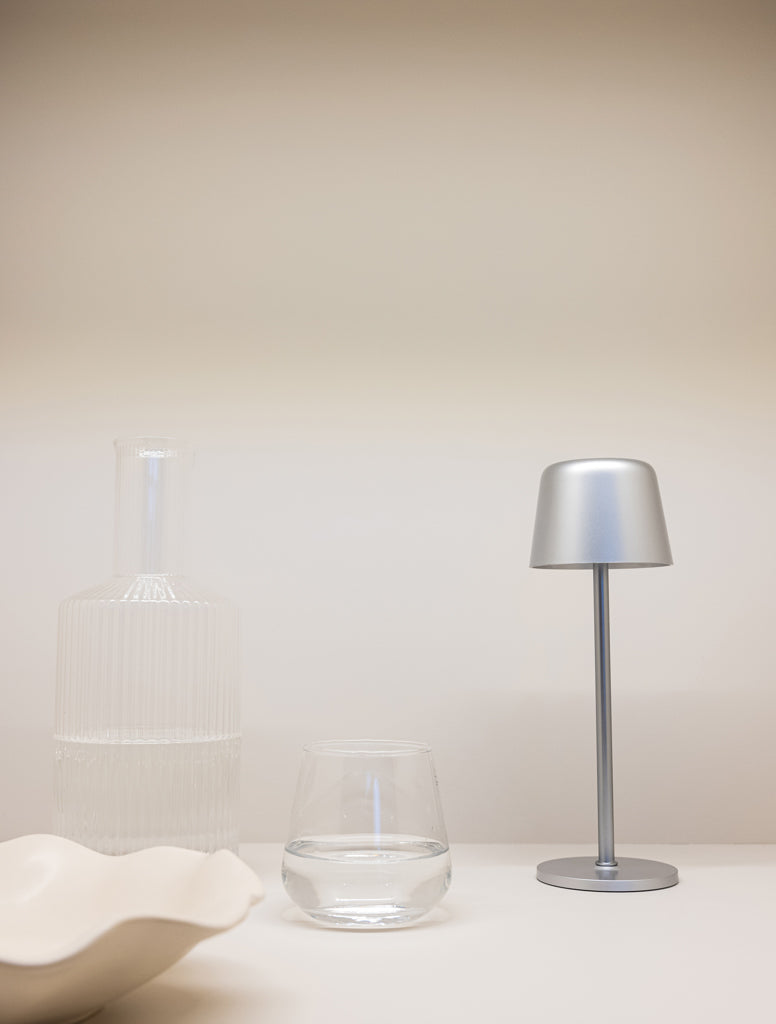 Load image into Gallery viewer, Zenic RCS recycled plastic USB re-chargable table lamp - Custom Wood Designs
