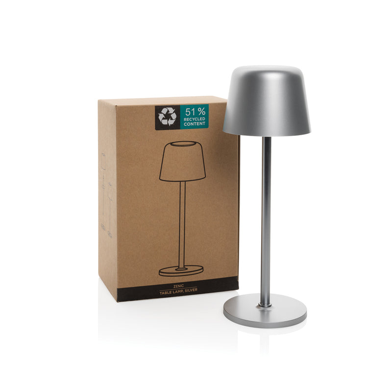 Load image into Gallery viewer, Zenic RCS recycled plastic USB re-chargable table lamp - Custom Wood Designs
