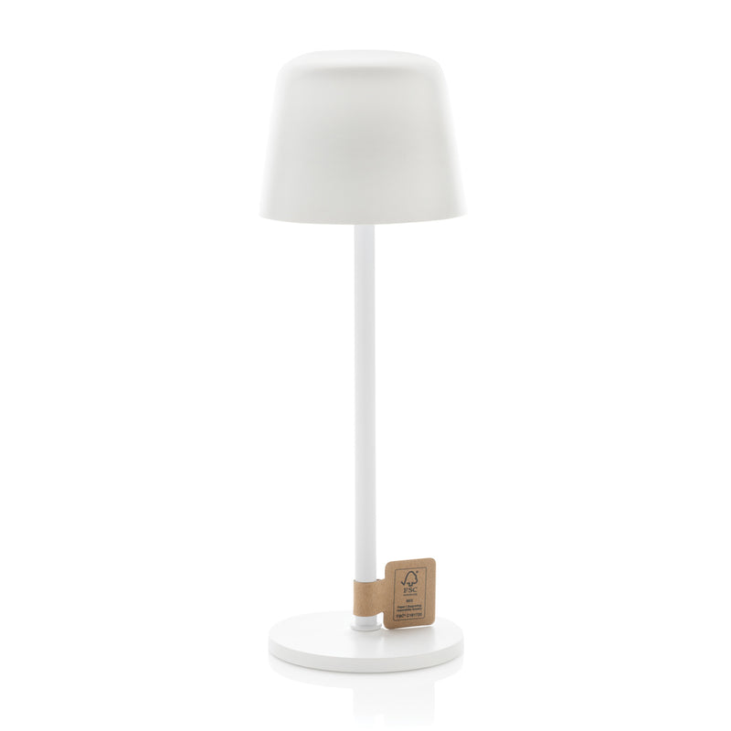 Load image into Gallery viewer, Zenic RCS recycled plastic USB re-chargable table lamp - Custom Wood Designs
