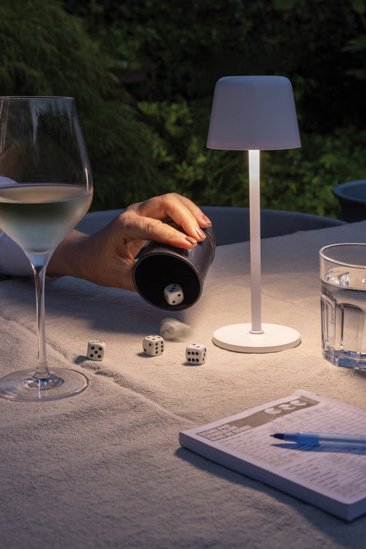 Zenic RCS recycled plastic USB re-chargable table lamp - Custom Wood Designs