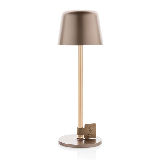 Zenic RCS recycled plastic USB re-chargable table lamp - Custom Wood Designs