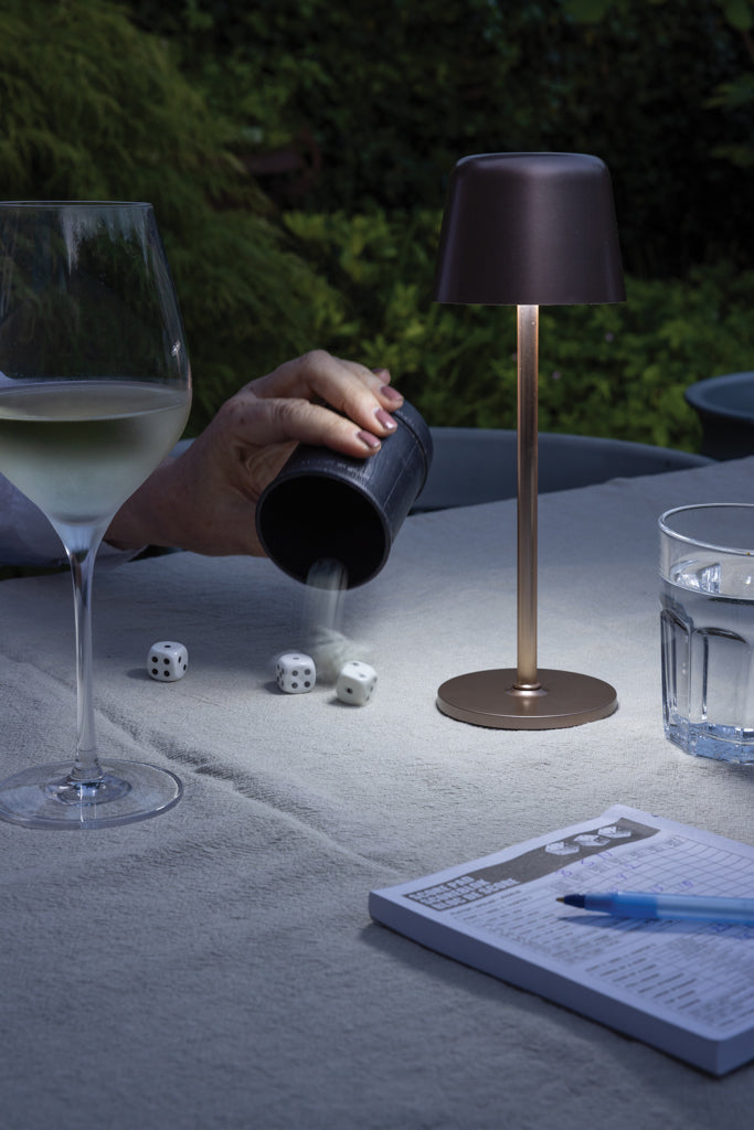 Load image into Gallery viewer, Zenic RCS recycled plastic USB re-chargable table lamp - Custom Wood Designs
