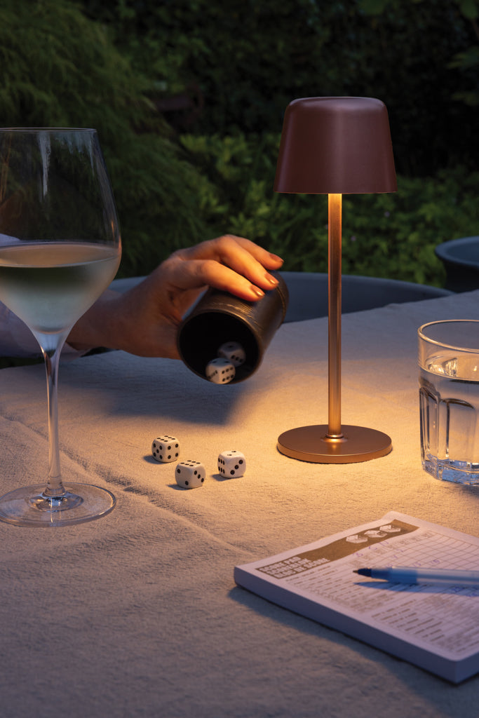 Load image into Gallery viewer, Zenic RCS recycled plastic USB re-chargable table lamp - Custom Wood Designs
