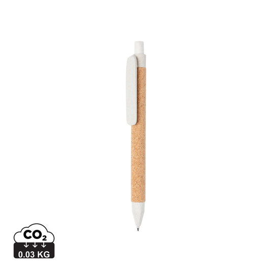 Write wheatstraw and cork pen - Custom Wood Designs