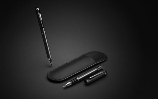 Swiss Peak deluxe pen set in PU pouch - Custom Wood Designs