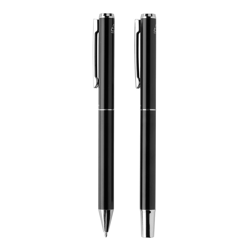 Load image into Gallery viewer, Swiss Peak Cedar RCS certified recycled aluminum pen set - Custom Wood Designs
