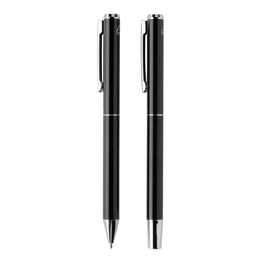 Swiss Peak Cedar RCS certified recycled aluminum pen set - Custom Wood Designs