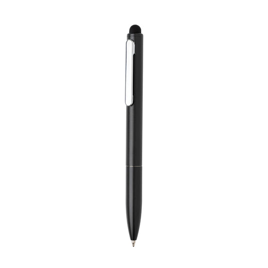 Kymi RCS certified recycled aluminium pen with stylus - Custom Wood Designs