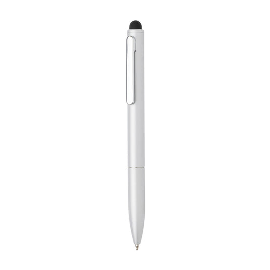 Kymi RCS certified recycled aluminium pen with stylus - Custom Wood Designs