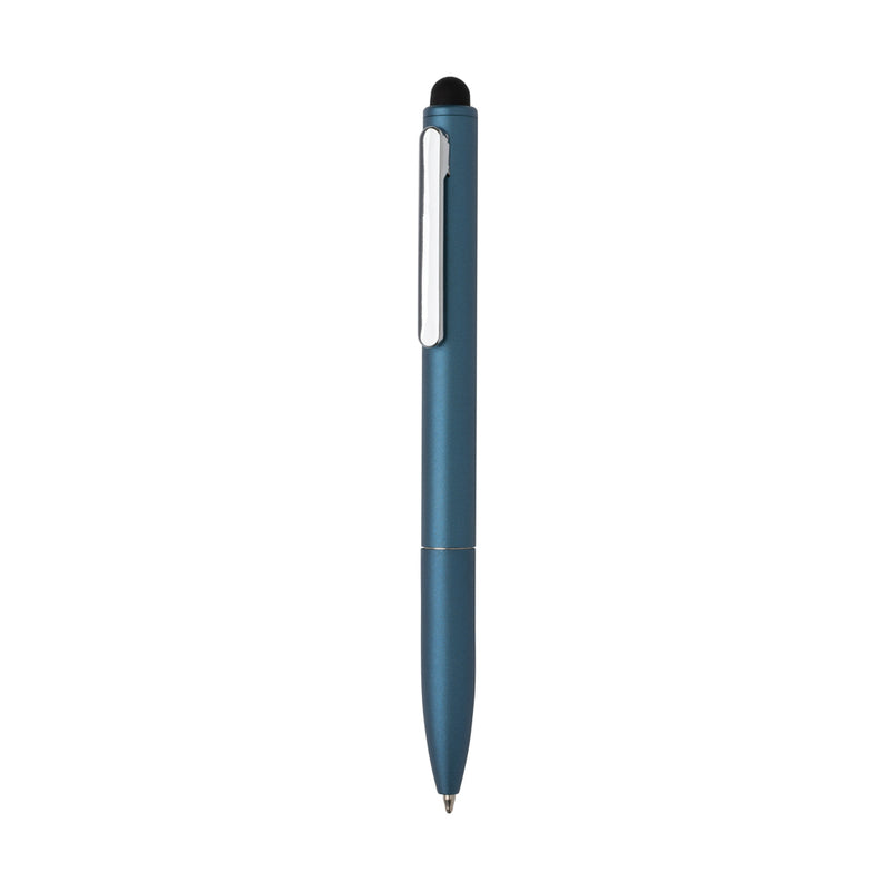 Load image into Gallery viewer, Kymi RCS certified recycled aluminium pen with stylus - Custom Wood Designs
