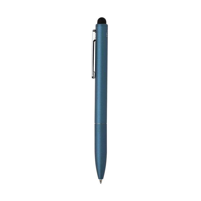 Load image into Gallery viewer, Kymi RCS certified recycled aluminium pen with stylus - Custom Wood Designs
