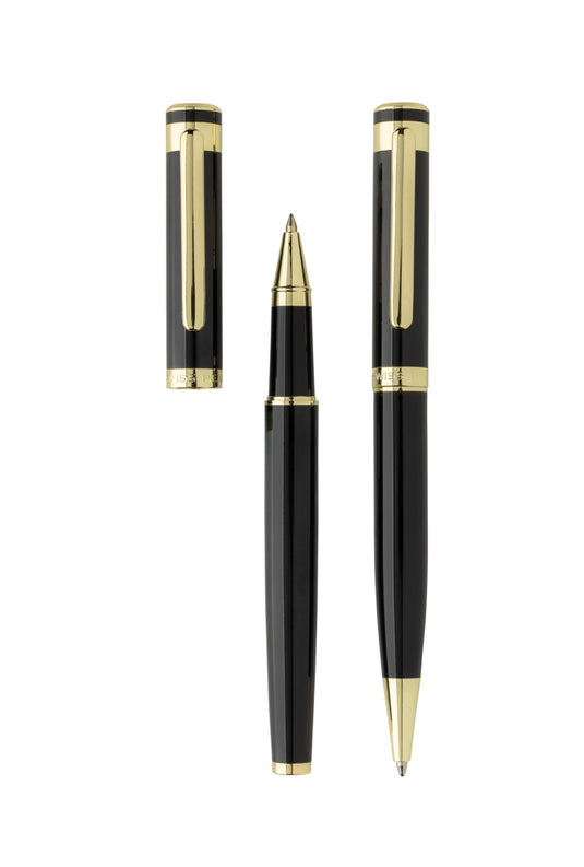 Swiss Peak Luca RCS recycled brass deluxe pen set - Custom Wood Designs