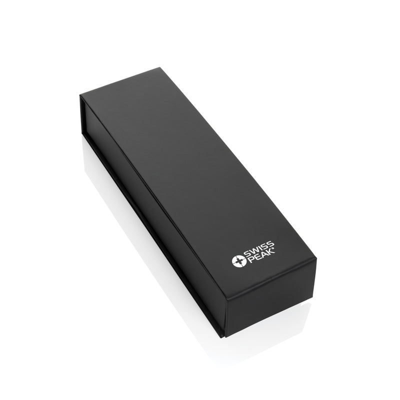 Load image into Gallery viewer, Swiss Peak Luca RCS recycled brass deluxe pen set - Custom Wood Designs
