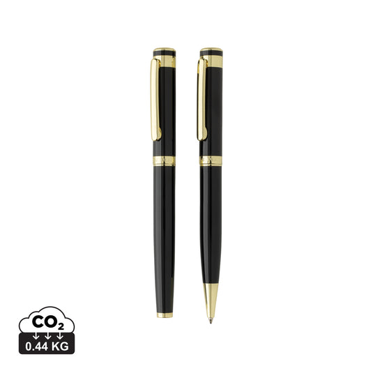 Swiss Peak Luca RCS recycled brass deluxe pen set - Custom Wood Designs