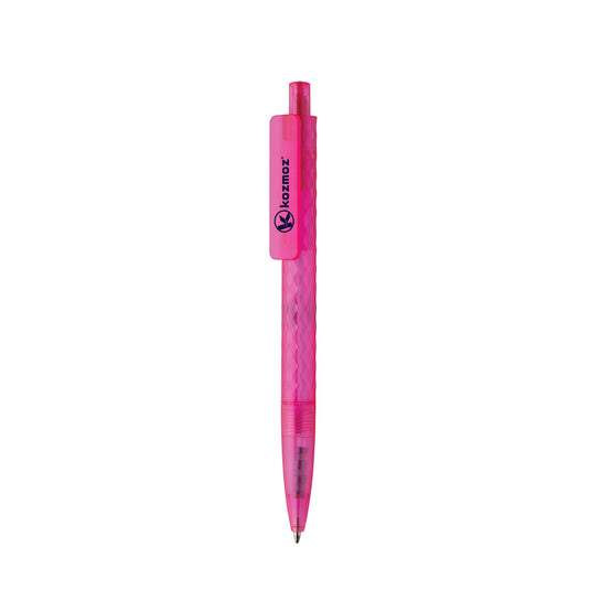 X3 GRS recycled PC plastic pen frosted - Custom Wood Designs