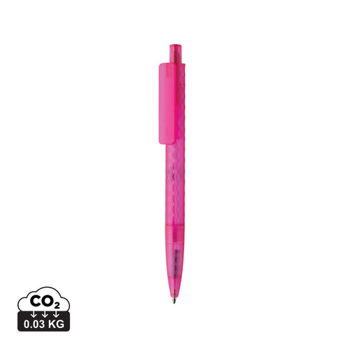 X3 GRS recycled PC plastic pen frosted - Custom Wood Designs