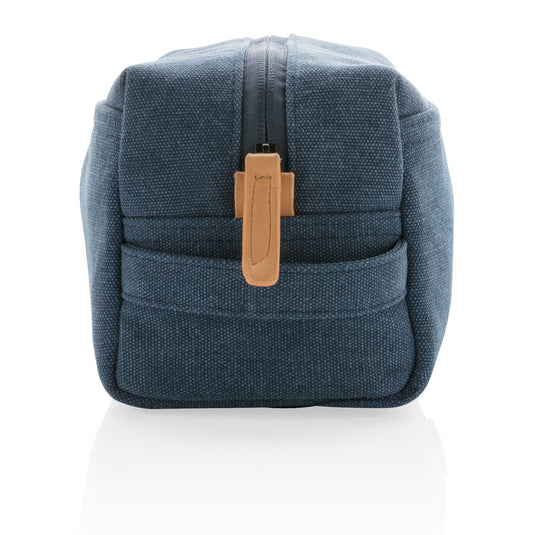 Canvas toiletry bag PVC free - Custom Wood Designs
