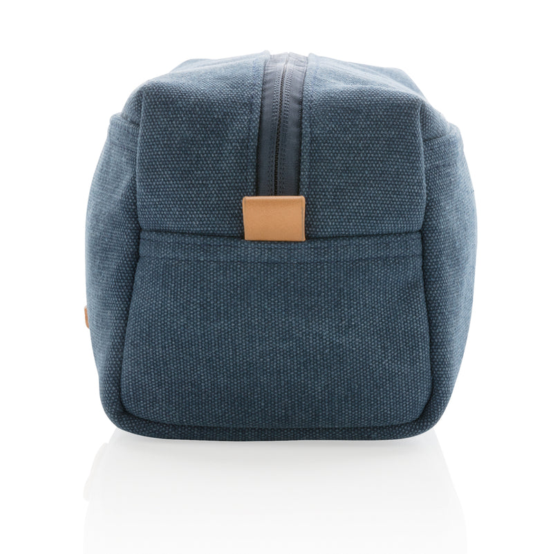 Load image into Gallery viewer, Canvas toiletry bag PVC free - Custom Wood Designs
