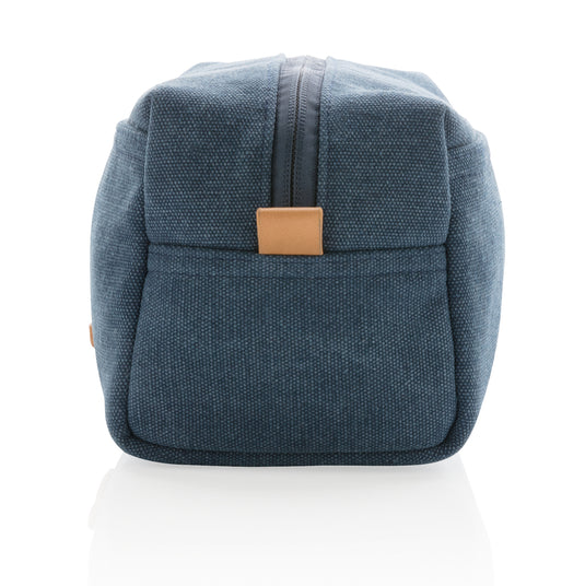 Canvas toiletry bag PVC free - Custom Wood Designs