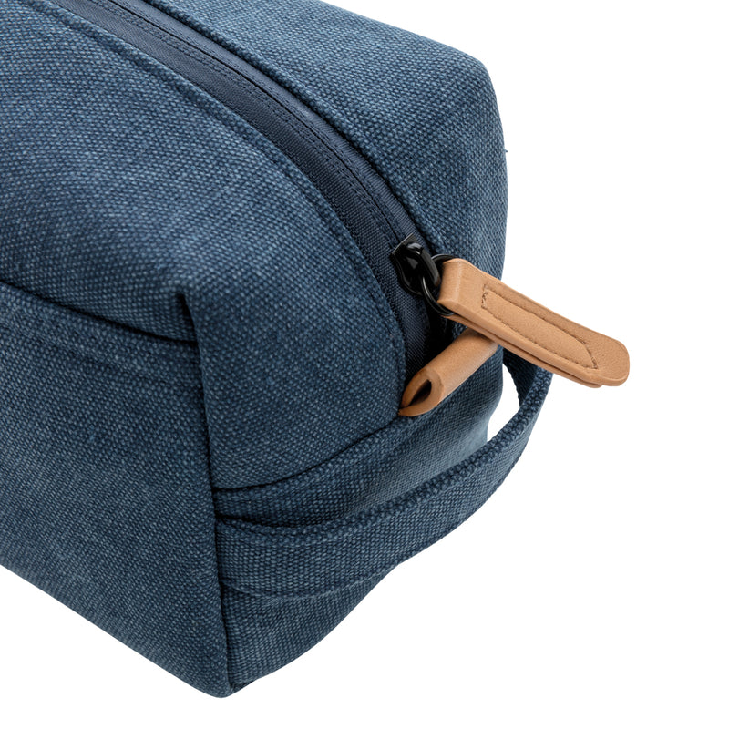 Load image into Gallery viewer, Canvas toiletry bag PVC free - Custom Wood Designs
