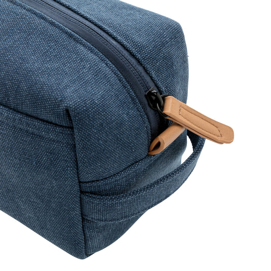 Canvas toiletry bag PVC free - Custom Wood Designs