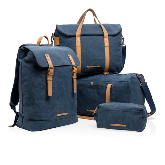 Canvas toiletry bag PVC free - Custom Wood Designs