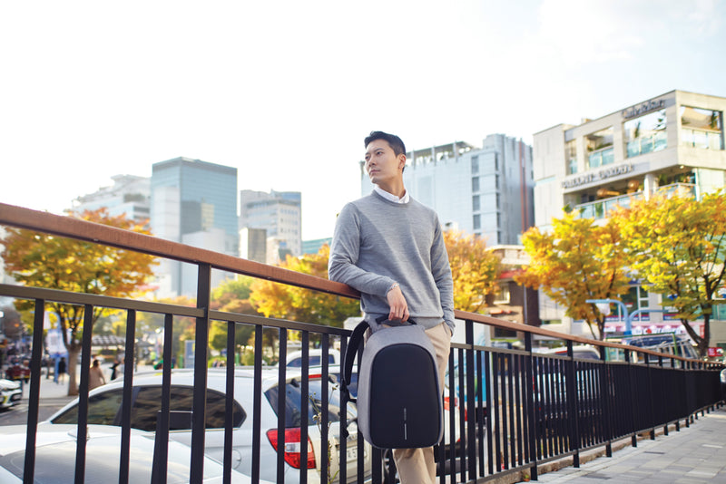 Load image into Gallery viewer, Bobby Hero Regular, Anti-theft backpack - Custom Wood Designs
