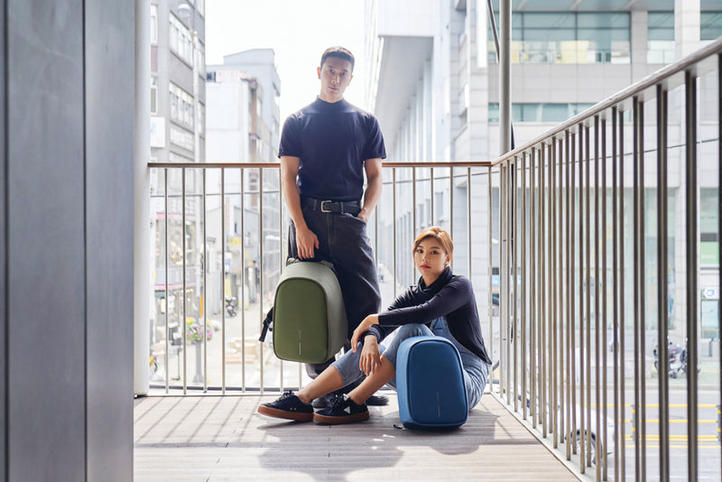 Load image into Gallery viewer, Bobby Hero Regular, Anti-theft backpack - Custom Wood Designs
