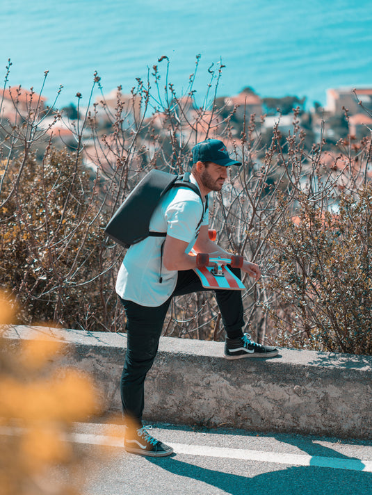 Bobby Hero Small, Anti-theft backpack - Custom Wood Designs