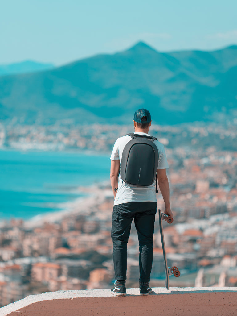 Load image into Gallery viewer, Bobby Hero Small, Anti-theft backpack - Custom Wood Designs
