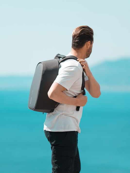 Bobby Hero Small, Anti-theft backpack - Custom Wood Designs