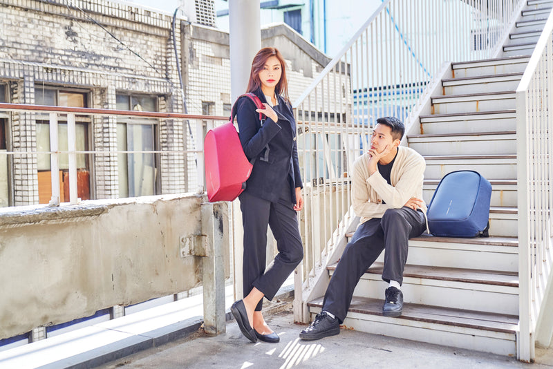 Load image into Gallery viewer, Bobby Hero Small, Anti-theft backpack - Custom Wood Designs
