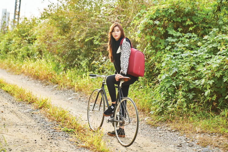 Load image into Gallery viewer, Bobby Hero Small, Anti-theft backpack - Custom Wood Designs
