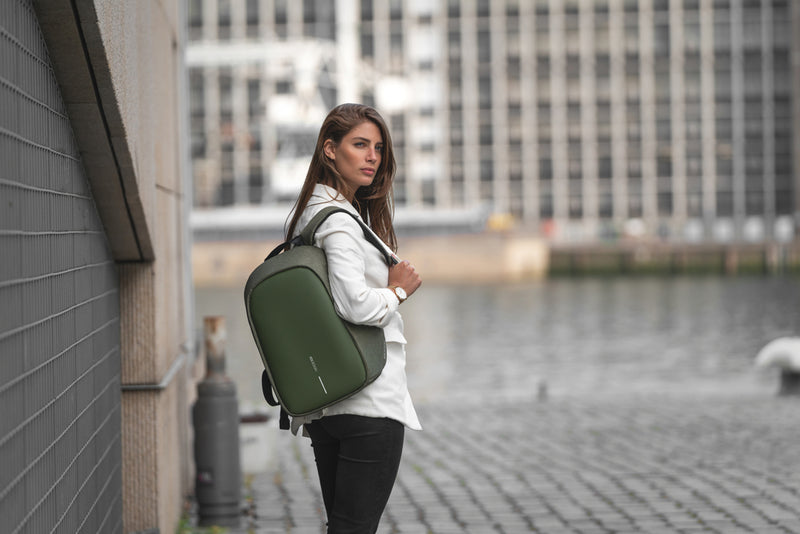 Load image into Gallery viewer, Bobby Hero Small, Anti-theft backpack - Custom Wood Designs
