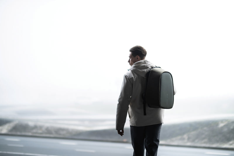 Load image into Gallery viewer, Bobby Hero Small, Anti-theft backpack - Custom Wood Designs
