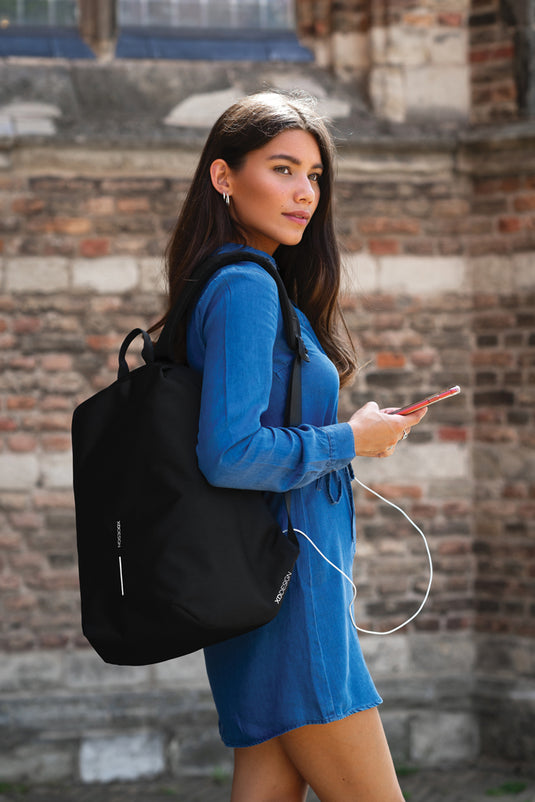 Bobby Soft, anti-theft backpack - Custom Wood Designs