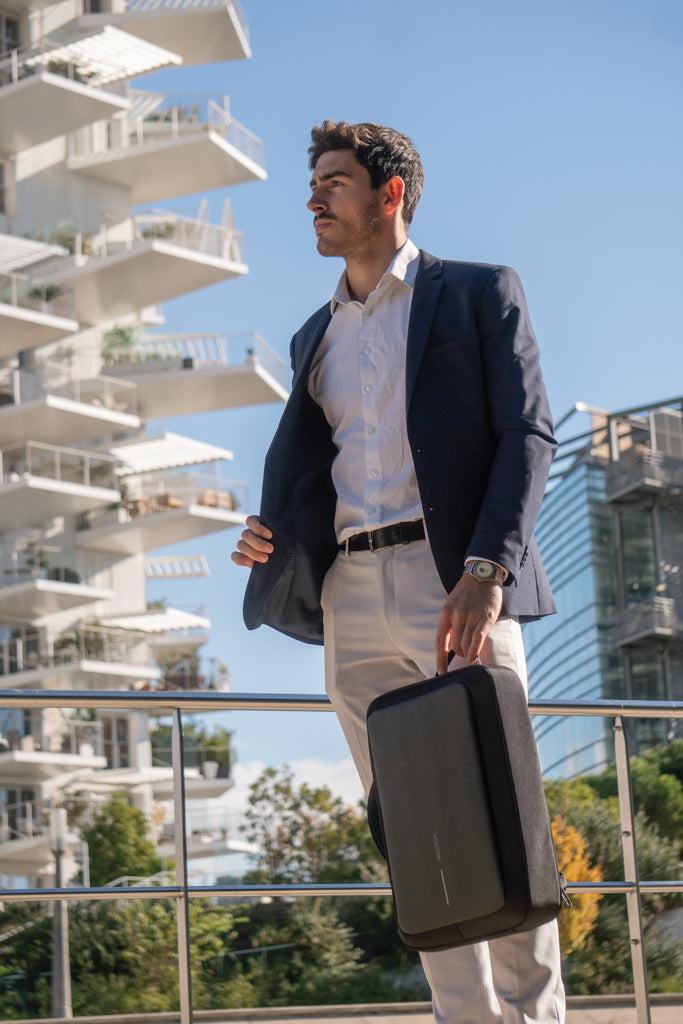 Load image into Gallery viewer, Bobby Bizz 2.0 anti-theft backpack &amp; briefcase - Custom Wood Designs
