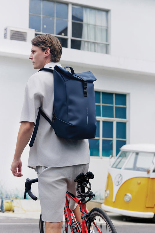 Urban Water Resistant Flap-top Backpack - Custom Wood Designs