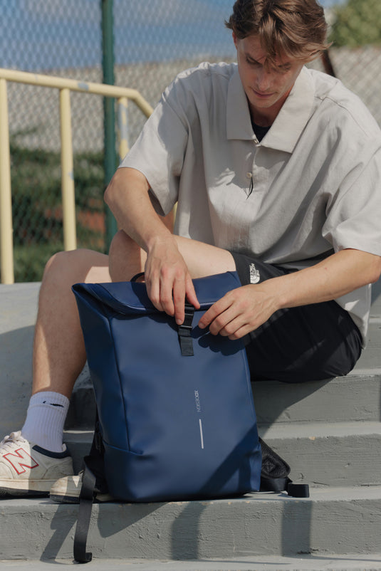 Urban Water Resistant Flap-top Backpack - Custom Wood Designs