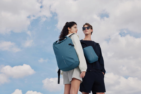 Urban Water Resistant Anti-theft Backpack - Custom Wood Designs